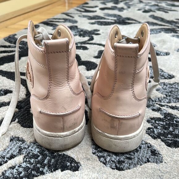 Christian Louboutin spike sneakers pink size 41 - Picture 6 of 11